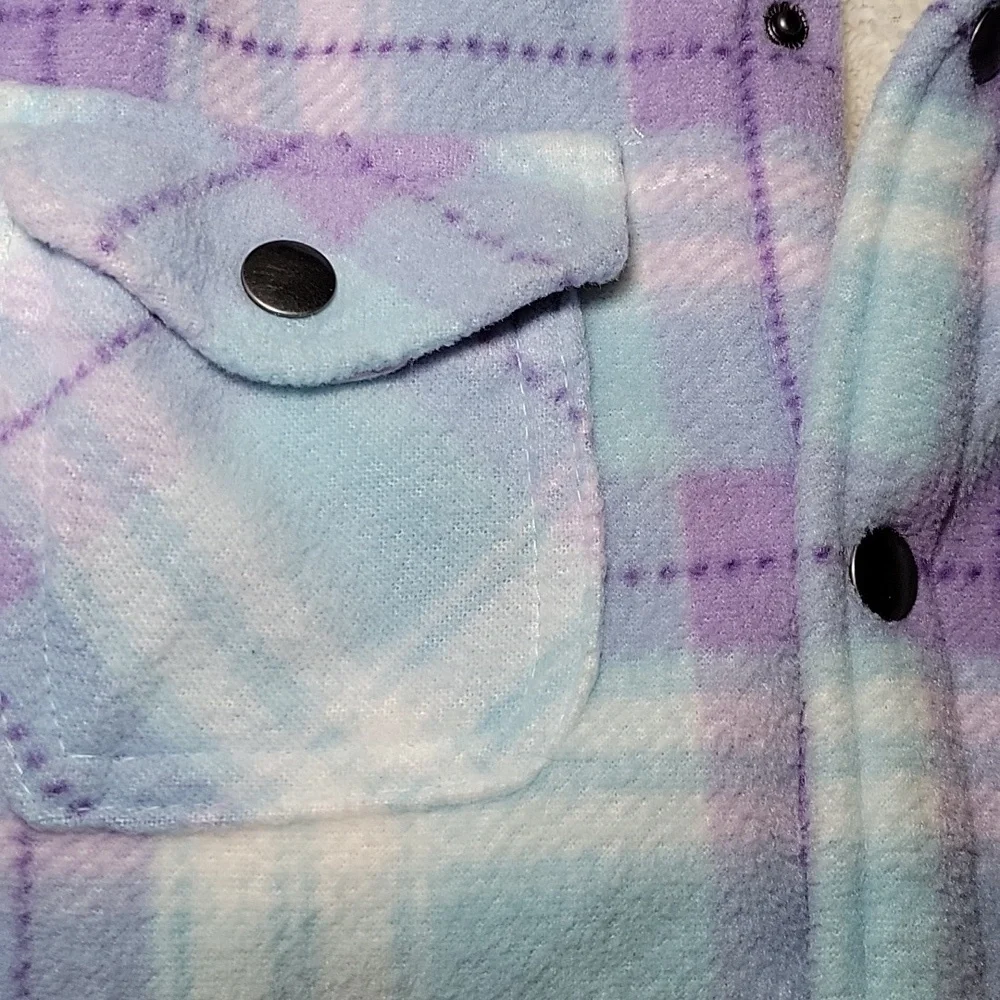 Original Vintage Weatherproof Girl's Pastel Sherpa lined Sz‎ 14/16